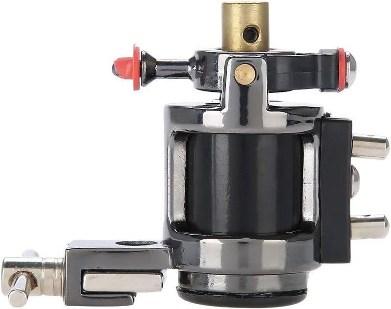 woobles Tattoo Machine Gun Alloy Rotary Shader Liner, Strong Motor Gun Liner Shader Coloring Permanent Makeup Tool for Shader Supply Equipment and Artists(Black) - Image 1
